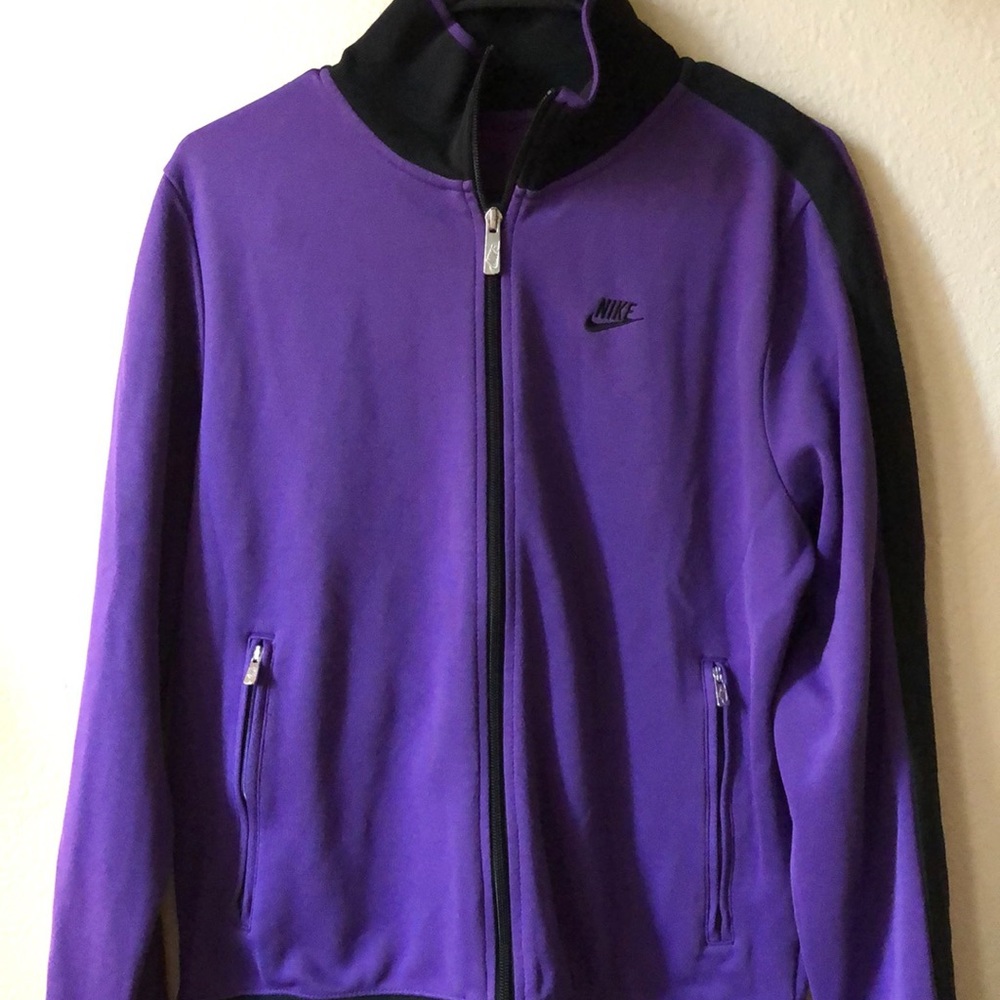 Purple Nike Zipped Jacket